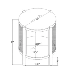 Portola Hills Woven Accent Table - Threshold™ Designed With Studio McGee 20 Portola Hills Woven Accent Table - Threshold™ Designed With Studio McGee -Threshold™ GUEST 0561165f 7bd8 4818 b2e8 f2a443a2b510