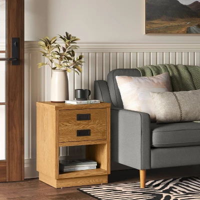 Bourne Accent Table Natural - Threshold™ 3 Bourne Accent Table Natural - Threshold™