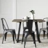 Brimfield Metal Base Extendable Dining Table Brown - Threshold™ 2 Brimfield Metal Base Extendable Dining Table Brown - Threshold™ -Threshold™ GUEST 0fb600a1 708d 463c a243 bd3611025338