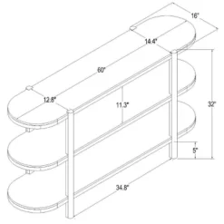 32" Portola Hills 3 Shelf Horizontal Bookcase - Threshold™ Designed With Studio McGee 20 32" Portola Hills 3 Shelf Horizontal Bookcase - Threshold™ Designed With Studio McGee -Threshold™ GUEST 10224a77 9df4 4dff 8a55 6ba2c16aea4a