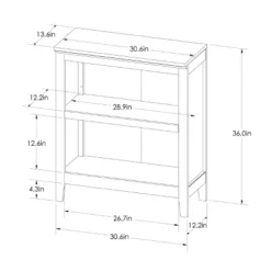 36" Carson 2 Shelf Bookcase - Threshold™ -Threshold™ GUEST 1d3e89ba d717 4b00 b53c 257b0e59a98d