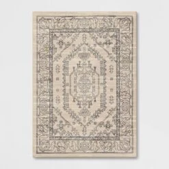 Plush Persian Style Area Rug Cream - Threshold™ -Threshold™ GUEST 21495567 798b 4c7e 88b2 01a16bec916d