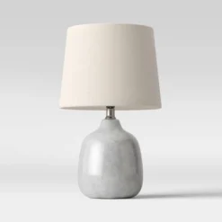 Assembled Ceramic Table Lamp Gray - Threshold™ -Threshold™ GUEST 233d030a ded6 4d18 b2e3 2d046d833289