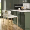 Orion Luxe Backed Counter Height Barstool With Brass Legs Gray Velvet - Threshold™ -Threshold™ GUEST 2cf13338 986c 4e79 b518 29f8e1469ad8