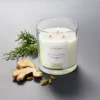 Clear Glass Santal & Ginger Candle White - Threshold™ Designed With Studio McGee 2 Clear Glass Santal & Ginger Candle White - Threshold™ Designed With Studio McGee -Threshold™ GUEST 317bcb5d 3528 47d5 a99a 5c2e256c5707