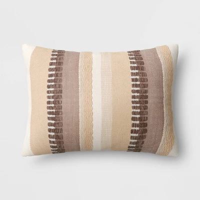 Ombre Striped Lumbar Throw Pillow - Threshold™ 8 Ombre Striped Lumbar Throw Pillow - Threshold™ - Image 6