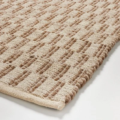 Checkered Stripe Rug Brown - Threshold™ Designed With Studio McGee 4 Checkered Stripe Rug Brown - Threshold™ Designed With Studio McGee - Image 2