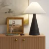 Ceramic Table Lamp With Tapered Shade Black (Includes LED Light Bulb) - Threshold™ -Threshold™ GUEST 41c900f6 d5e3 428f 9e92 5e53b6a90e6b