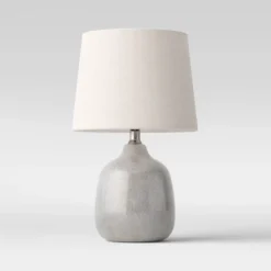 Assembled Ceramic Table Lamp Gray - Threshold™ -Threshold™ GUEST 43f55026 adf3 4fce aed3 817994ff6d0e
