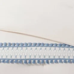 12pc Embroidered Fringe Stripe With Tassels Comforter & Sheet Bedding Set - Threshold™ 13 12pc Embroidered Fringe Stripe With Tassels Comforter & Sheet Bedding Set - Threshold™ -Threshold™ GUEST 443f5997 1107 4e72 b1b1 7852d0cd6908