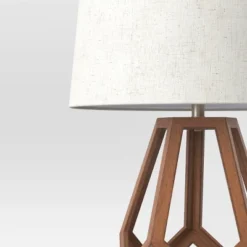 Large Wood Geo Assembled Table Lamp - Threshold™ -Threshold™ GUEST 4e826a9e 70e6 444a b5c1 561396ae69fb