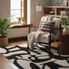 Abstract Inkblot Rug Black/White - Threshold™ 1 Abstract Inkblot Rug Black/White - Threshold™ -Threshold™ GUEST 4ebd94c0 588c 4d37 a38f 2a8f134bc60b