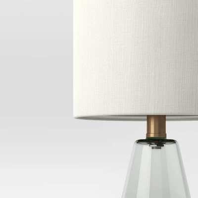 Glass Cone Mini Table Lamp Clear - Threshold™ 5 Glass Cone Mini Table Lamp Clear - Threshold™ - Image 3