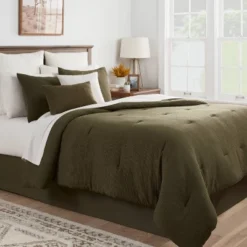 Threshold™ 35 12pc Micro Texture Comforter & Sheet Bedding Set - Threshold™