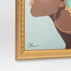 24" X 30" Floral Dream By Nikki Chu Vintage Canvas Board Gold - Threshold™ -Threshold™ GUEST 5a042000 aaac 4e72 a3dc a07d331687a2