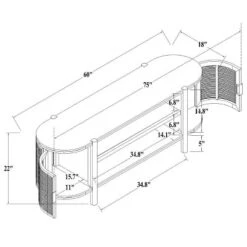 Portola Hills Caned Door TV Stand For TVs Up To 60" - Threshold™ Designed With Studio McGee -Threshold™ GUEST 6a70e9c2 1448 487f a332 1f397d50b5ae