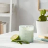 Glass Jar Aloe And Bergamot Candle Green - Threshold™ -Threshold™ GUEST 6dff775c d0d0 4a43 ba39 2909d24196ab
