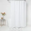 Woven Shower Curtain White - Threshold™ -Threshold™ GUEST 715ae942 83b3 4df8 97f2 8661c71b9e6f