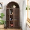Woven Arched Wood Cabinet - Threshold™ 1 Woven Arched Wood Cabinet - Threshold™ -Threshold™ GUEST 73a55bd1 6a6c 4c44 84d9 6effff9a7fc1
