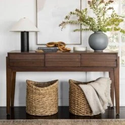 Herriman Wooden Console Table With Drawers - Threshold™ Designed With Studio McGee 21 Herriman Wooden Console Table With Drawers - Threshold™ Designed With Studio McGee -Threshold™ GUEST 7491f2e7 b080 4efd 9593 1885baa15e4a