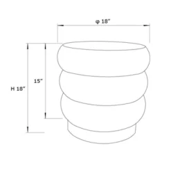 Clarkdale Channel Tufted Ottoman With Wood Base - Threshold™ Designed With Studio McGee -Threshold™ GUEST 7621a4fb 13fc 40b5 8a63 c059333f64cb