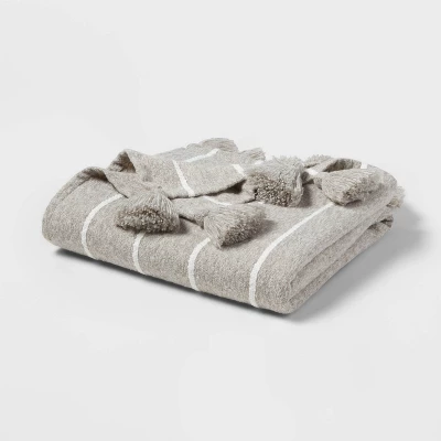 Tasseled Boucle Bed Throw - Threshold™ 5 Tasseled Boucle Bed Throw - Threshold™ - Image 3