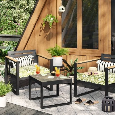 Mira Geometric Diamond Indoor/Outdoor Rug Cream - Threshold™ 3 Mira Geometric Diamond Indoor/Outdoor Rug Cream - Threshold™