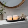 2pk 3" X 3" LED Flameless Black Wick Candles White - Threshold™ -Threshold™ GUEST 79e291be 4898 4a11 ba0e ad3db40699c1