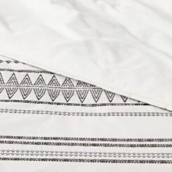 5pc Woven Diamond Stripe Comforter Set Cream/Black - Threshold™ -Threshold™ GUEST 7a81c7b5 b6f7 4472 9936 97e48d9b6ca4