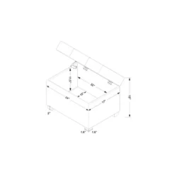 Essex Single Storage Ottoman - Threshold™ -Threshold™ GUEST 7daf8fb7 ace4 4731 8dd9 6933718d7b73