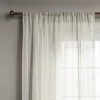 1pc 54"x84" Sheer Leno Weave Curtain Panel Ivory - Threshold™ -Threshold™ GUEST 7e18ada1 0d62 4dd2 b225 3fef856199b1