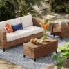 Brookfield Steel Wicker Patio Sofa - Light Brown - Threshold™ -Threshold™ GUEST 7f3c7231 05db 4c19 9535 cdd8dad40792 1