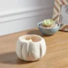12oz Brushed Abstract Pumpkin Ceramic With Woodwick And Dustcover Pumpkin Woods Candle - Threshold™ -Threshold™ GUEST 854cd598 3167 47a0 be95 5d1559e2b9bf