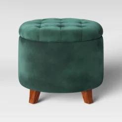 Tufted Round Storage Ottoman - Threshold™ -Threshold™ GUEST 8b462eb1 b29f 4321 ac3f 6b969ee2a18b