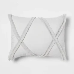 4pc Clipped Stripe Poms Comforter Bedding Set - Threshold™ 12 4pc Clipped Stripe Poms Comforter Bedding Set - Threshold™ -Threshold™ GUEST 8d139982 3828 47ac 895d 4255d7a3549e