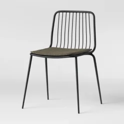 Set Of 2 Sodra Rounded Seat Wire Dining Chair Black - Threshold™ -Threshold™ GUEST 8effce97 e2dc 4fb7 9099 59ec57f76588