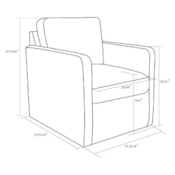 Pinetops Swivel Base Accent Chair - Threshold™ -Threshold™ GUEST 9122e1e1 4b4a 4722 a4d8 a5610912f064