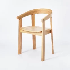 Terra Solid Wood Curved Back Dining Chair - Threshold™ Designed With Studio McGee -Threshold™ GUEST 9247e68d 2d42 4de0 acf8 805ddf967c24