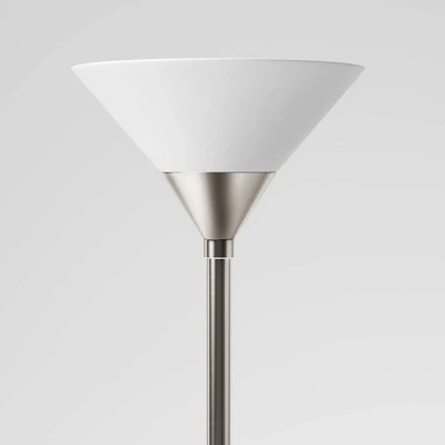 Torchiere Floor Lamp With Glass Shade - Threshold™ 4 Torchiere Floor Lamp With Glass Shade - Threshold™ - Image 2
