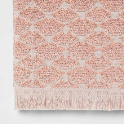 Scallop Towel Clay Pink - Threshold™ 4 Scallop Towel Clay Pink - Threshold™ - Image 2