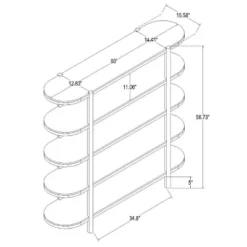 57" Portola Hills 5 Shelf Horizontal Bookcase - Threshold™ Designed With Studio McGee -Threshold™ GUEST b0ffd2cc a3d5 4cfa 8018 6df7d8fb0ee4