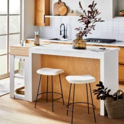 Threshold™ 13 Clarkston Metal Counter Height Barstool With Upholstered Seat - Threshold™ Designed With Studio McGee