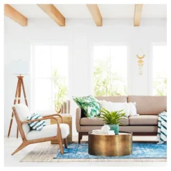 Oak Wood Tripod Floor Lamp Dark Brown - Threshold™ -Threshold™ GUEST b186c1da ecf2 4f12 8b8d 1b1894f1a5c5