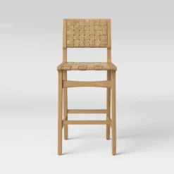 Ceylon Woven And Wood Barstool - Threshold™ -Threshold™ GUEST b47c260b 137b 44bc 8227 ee206ab69657