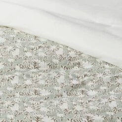 8pc Printed Floral With Border 8pc Comforter Set Green - Threshold™ -Threshold™ GUEST b4f662cd 1e05 4b0c bb8c 89aab6a90c31