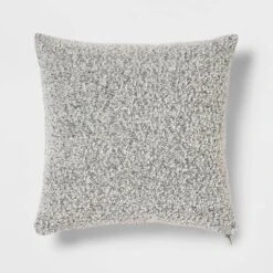Woven Boucle Square Throw Pillow With Exposed Zipper - Threshold™ -Threshold™ GUEST b5159cea 2491 4bb4 a2aa af026918a681