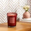 Colored Vase Glass With Dustcover Strawberry Musk Candle Red - Threshold™ -Threshold™ GUEST c0ed0e2d 8fa3 4e3f b96f 83d1a84c27bb