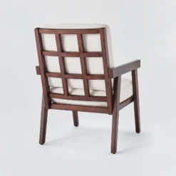 Grantsville Wood Frame Accent Chair With Grid Back - Threshold™ Designed With Studio McGee -Threshold™ GUEST c413361e a903 45e3 9f19 7ac166bd22f3