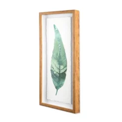(Set Of 3) 28"x12" Framed Leaves Decorative Wall Art White - Threshold™ -Threshold™ GUEST c5e9b8e6 0d03 4546 a2ff 5780b3b021fd