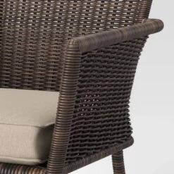 Monroe 2pk Patio Stack Dining Chairs - Tan - Threshold™ -Threshold™ GUEST c769bcc0 7000 4565 af5d 5f132e7177c6